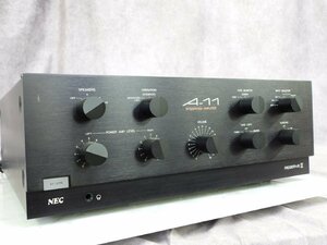 ☆ NEC A-11 プリメインアンプ INTEGRATED AMPLIFIER RESERVEⅡ　　☆中古☆