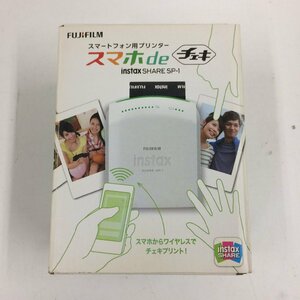 f281*80 【美品】 FUJIFILM スマートフォン用プリンター スマホ de チェキ instax SHARE SP-1