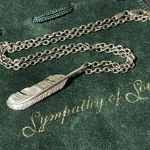シンパシーオブソウル フェザー ネックレス シェル silver SYMPATHY OF SOUL シルバーアクセサリー S.O.S fp インディアンジュエリーの画像1