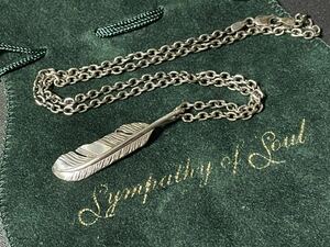 シンパシーオブソウル フェザー ネックレス シェル silver SYMPATHY OF SOUL シルバーアクセサリー S.O.S fp インディアンジュエリー