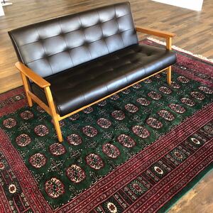 Art hand Auction [Large size] 282cm x 183cm American vintage Persian carpet, handmade, hand-knitted mat, rug, carpet, furniture, interior, carpet, Rugs, mat, Carpets in general