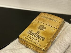 訳あり ZORRO 未使用Marlboro オイルライター 真鍮 ゴールド