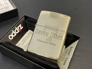 1円～新品 Zippo Seven Stars ZIPPO ライター ジッポー オイルライター 未使用 真鍮製ゴールド