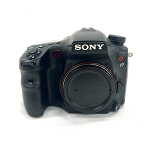 ★おすすめ品★ SONY ソニー α77 SLT-A77V ボディのみ デジタル 一眼レフ カメラ ブラック系 中古品　SAYY0219-9