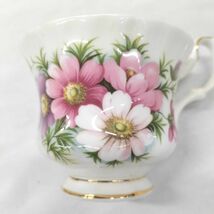 ★人気ブランド★ ROYAL ALBERT ロイヤルアルバート カップ＆ソーサー COSMOS コスモス 2客セット 洋食器　SAYY0204-3_画像3