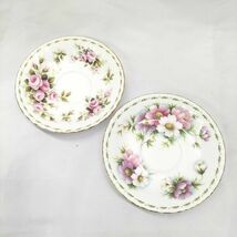 ★人気ブランド★ ROYAL ALBERT ロイヤルアルバート カップ＆ソーサー COSMOS コスモス 2客セット 洋食器　SAYY0204-3_画像5