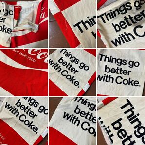 Coca Cola コカコーラ ヴィンテージ パンツ Lサイズ ボトムス ズボン コーラ レッド ホワイト ロゴ 古着の画像10