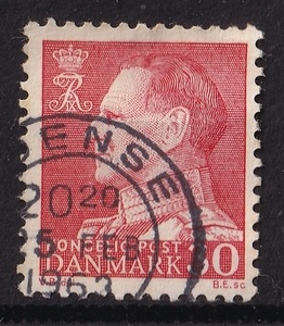 デンマーク/外国切手1枚セット/フリードリヒ9世?/DANMARK KONCELICPOST