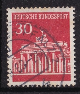 ドイツ/外国切手1枚セット/ブランデンブルク門/DEUTSCHE PUNDES POST