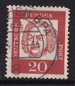 ドイツ/外国切手1枚セット/オヨハン セバスティアン バッハ/DEUTSCHE PUNDES POST