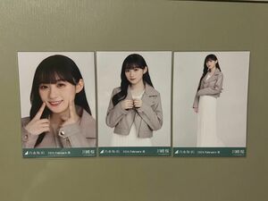 乃木坂46 生写真 コンプ 川﨑桜 レザー×ニットワンピ