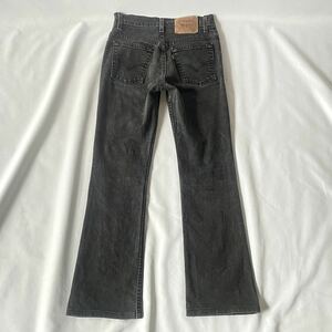 Made in USA Levi's 517 America made Levi's . dyeing black boots cut Denim pants 