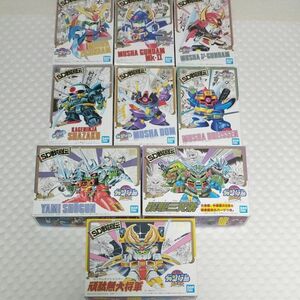 未組立 BB戦士 ガンダム ガンプラ　SD戦国伝　9体セット　大将軍　闇将軍　殺駆三兄弟　ニューガンダム　ザク　ゼータ　元祖