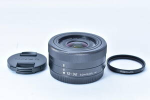 ★新品同様★Panasonic パナソニック H-FS12032 -K LUMIX G VARIO 12-32mm F3.5-5.6 黒 ブラック ★透き通る光学系★専門店 動作確認済