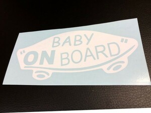 ☆★BABY IN CARベイビーインカー、KIDS IN CARキッズインカー、屋外用防水カッティングステッカー★☆スケートボード