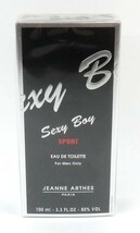 新品 送料無料 ジャンヌアルテス セクシーボーイ スポーツ オードトワレ EDT 100ml 香水 JEANNE ARTHES SPORT Sexy Boy_画像4