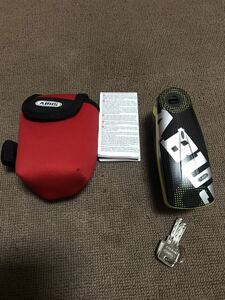 ABUS Detecto 7000 RS アラームディスクロック　中古　美品　アブス