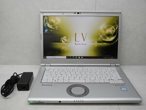 ☆1円☆第8世代☆CF-LV7RDCVS☆累積8020☆高解像度1920×1080☆Core i5 1.70GHz/8GB/SSD256GB/無線/Bluetooth/カメラ/Office/DtoD領域☆