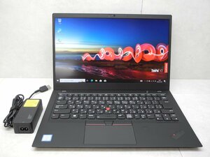 ☆1円☆第8世代☆Lenovo☆Thinkpad☆X1CARBON 20KH-004UJP 2018☆高解像度☆Core i5 1.60GHz/8GB/SSD256GB/無線/カメラ/Office/DtoD領域☆