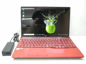 ☆1円☆第8世代☆富士通☆LIFEBOOK☆AH53/C2☆高解像度1920×1080☆Core i7 1.80Hz/4GB/1TB/BD/無線/Bluetooth/カメラ/Office/DtoD領域☆