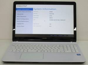 ◆ジャンク品◆SONY VAIO VJF156C11N◆ブランド VAIO◆