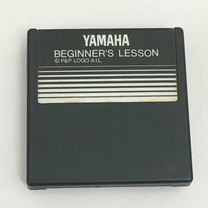 MSX ヤマハ カードリッジ Yamaha Beginner's Lesson　ビギナーズレッスン　中古※動作未確認のためジャンク品