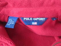 80s90s香港製VINTAGE　POLO SPORT　RALPH LAUREN　ラルフローレン ポロスポーツ 　フルジップジップフリース_画像5