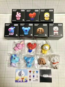 BT21 モニター　フィギュア　RJ SHOOKY KOYA MANG CHIMMY TATA COOKY 全7種　中身未使用美品　BTS マスコット　詳細不明　ガシャ　食玩