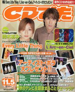 絶版／ CDでーた 2000★Every Little Thing 持田香織★グレイプバイン 田中和将 氷室京介 布袋寅泰 CHARA ゆず サザン 桑田佳祐★aoaoya