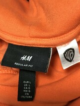 ムービー 映画スウェット◆13日の金曜日 ジェーソン　フォトプリント　H＆M スウェット プルパーカ L_画像6