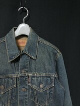 90s 復刻■LEVIS リーバイス 70505 トラッカージャケット　デニムジャケット ジージャン M　3rd 4th_画像3