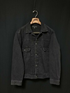◆UNIQLO ユニクロ セカンド型　ブラックデニムジャケット XL 