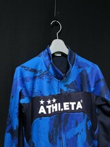 ◆ATHLETA アスレタ サッカーウェア 総柄　ジャケット ジャージ キッズ160　_画像2