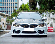 ★BMW F80 M3 F82 F83 M4 フロント リップ スポイラー LT型 FRP製 未塗裝 2014/7-2021《3分割タイプ》☆._画像6