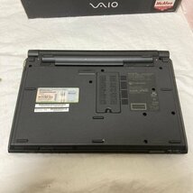 SONY/ソニー VAIO バイオ ノートPC ノートパソコン VGN-TZ73B ブラック 現状品_画像3