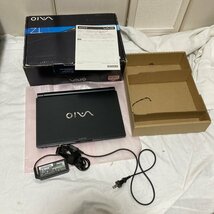 SONY/ソニー VAIO バイオ ノートPC ノートパソコン VGN-TZ73B ブラック 現状品_画像1