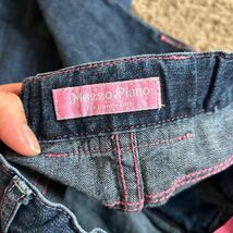 メゾピアノデニムパンツ サイズS 140センチ　ボトムス キッズジュニア　女の子女子　長ズボン　ジーンズ 刺繍_画像8