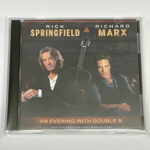 新品！MD-1108: RICK SPRINGFIELD & RICHARD MARX - AN EVENING WITH DOUBLE R [リック・スプリングフィールド、リチャード・マークス]