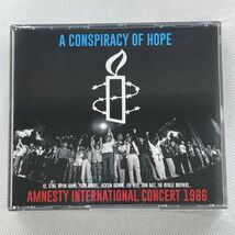 NEW!! MD-1001: VARIOUS ARTISTS - A CONSPIRACY OF HOPE: AMNESTY CONCERT [U2, スティング、ブライアン・アダムス]_画像1