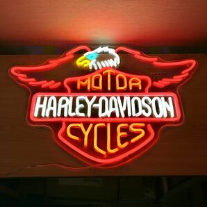 LED看板 ハーレーダビッドソン HARLEY DAVIDSON ネオンサイン イーグルの画像1