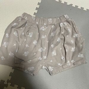 【美品】プティマイン ショートパンツ かぼちゃパンツ 100cm