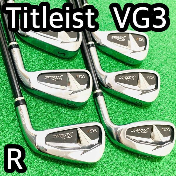 6360 Titleist VG3 Motore6.0i フレックスR アイアン 6本セット　タイトリスト　送料無料　匿名配送