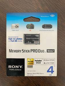 【送料120円】SONY ソニー メモリースティック ＰＲＯ DUO デュオ 4ＧＢ