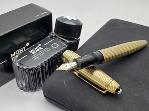 1000円スタート 万年筆 MONTBLANC モンブラン マイスターシュテュック ソリテール #1467 ル・グラン 750 ペン先4810 18K 1 R218★【元払】