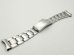 1000円スタート 腕時計用付属品のみ ROLEX ロレックス 3つ折りバックル 3連 リベットブレス FF 58 SSベルト類 アンティーク 11 T224