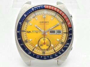 1000円スタート 腕時計 SEIKO セイコー 5スポーツ スピードタイマー 6139-6000 自動巻 AT ゴールド文字盤 ペプシベゼル ジャンク品 1 T222