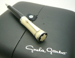 1000円スタート ボールペン MONTBLANC モンブラン 女優シリーズ Greta Garbo グレタガルボ 生誕100年記念 パール アコヤ 付属品有 1 S10012