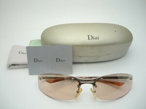 1000円スタート サングラス Christian Dior ディオール MINIPOP/N ミニポップ YB7KH 65□15 120 星型ビス ブラウン系 スクエア WHO R10013