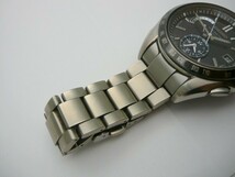 1000円スタート 腕時計 SEIKO セイコー BRIGHTZ ブライツ 8B54-0AR0 ソーラー電波 黒文字盤 デイデイト ワールドタイム メンズ 1 S10023_画像10