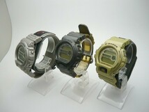 1000円スタート 腕時計3点 CASIO カシオ G-SHOCK Gショック 1449 DW-6900 X-treme エクストリーム クォーツ シルバー ゴールド等 12 S10001_画像2